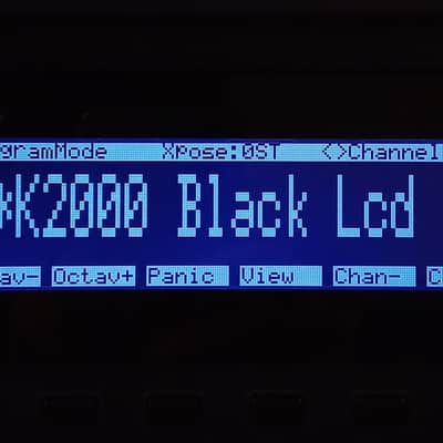 New black-white display for Kurzweil K2000/K2000r