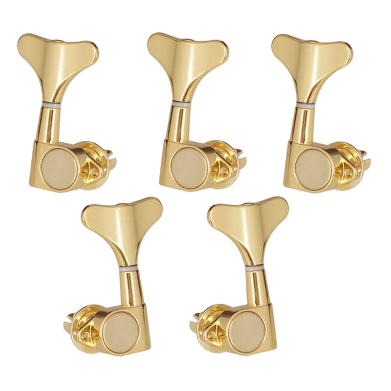 1 Set Gold Bass Guitar Tuners Machine Heads Tuning Pegs 3R2L image 1