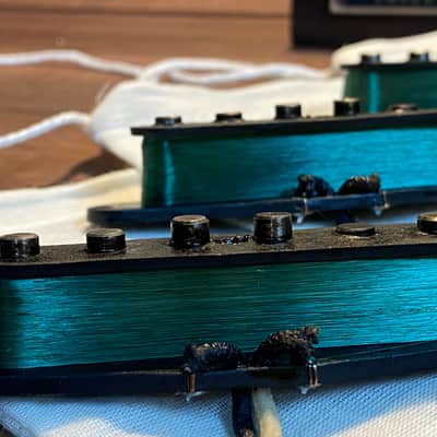 General Vintage Tone  1963 Pickups NOS for Stratocaster Stevies Scatter wound Old Corona wire NOS , image 7