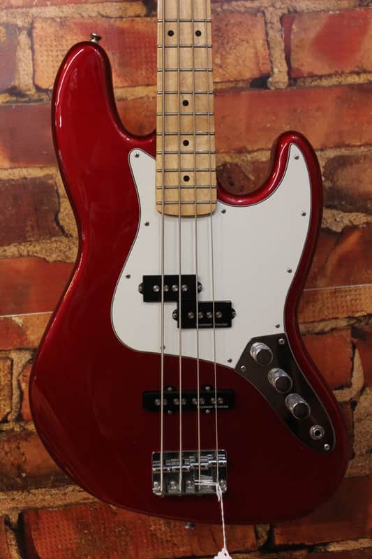 2015 Fender MIM Jazz Bass Standard - Candy Apple Red image 1