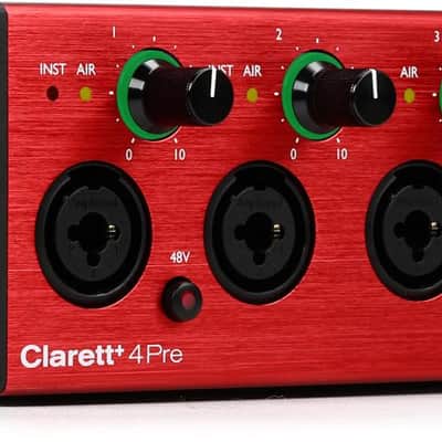Focusrite Clarett+ 4Pre USB-C Audio Interface image 1