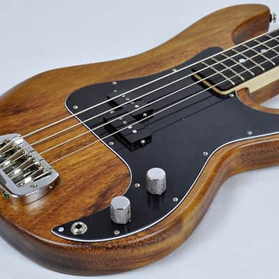 G&L LB-100 USA Custom Monkey Pod Bass in Natural Satin image 4