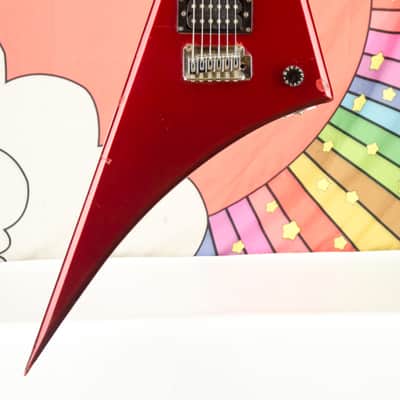 Vintage 80's Hondo H-1 Death Dagger Metallic Red Electric Guitar image 2