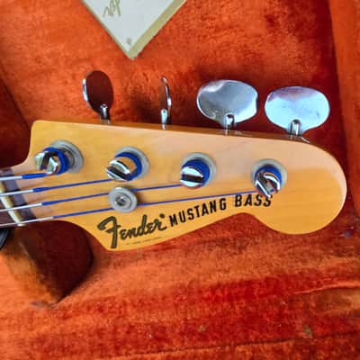 Fender Mustang Bass w/OHSC May 17, 1967 - Olympic White image 3