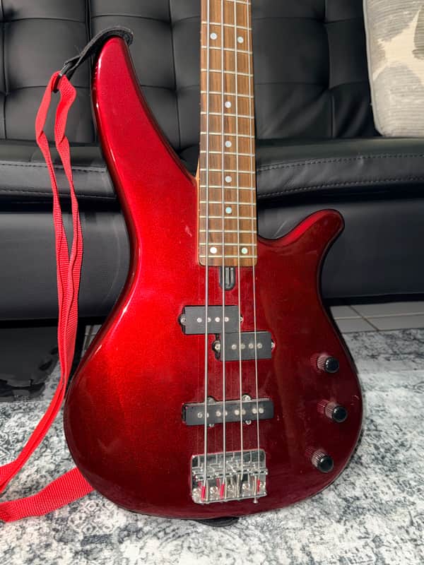 Yamaha RBX170 4-String Bass Guitar Metallic Red | Reverb