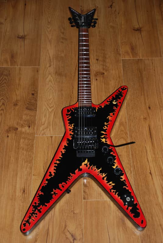 Washburn Dime 2000s 333 Black Jack Replica Of Inferno Dime D3 | Reverb