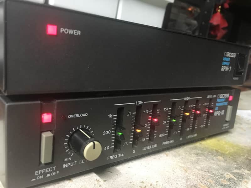 Boss Micro Racks RGE-10 EQ & RPW-7 Power Supply image 1