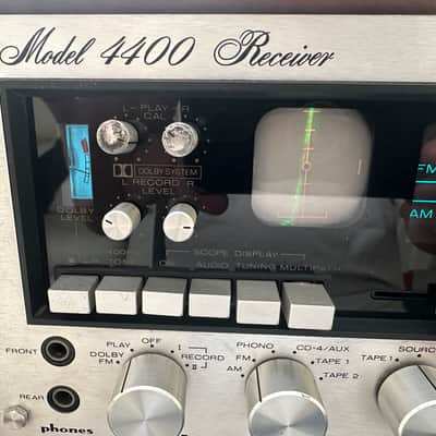 Marantz Model 4400 50-Watt Quadraphonic Solid-State Receiver 1974 - 1978 - Silver with Wood Case image 11