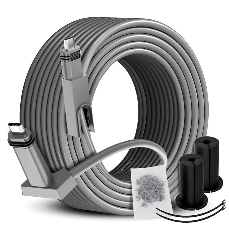 100FT Internet Replacement Cable for Starlink GEN2, Compatible with Starlink Rectangular Satellite V2, Starlink Internet Kit Satellite Cable Extension Fits Starlink GEN2/V2 Accessories. image 1