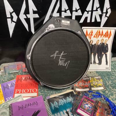 Hart Dynamics - Rick Allen's Def Leppard, 10" Hart AcuPad Trigger Pad (RA #2077) AUTOGRAPHED HEAD! - Gold image 11