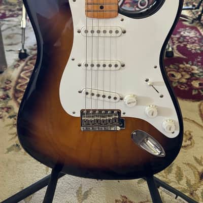 Fender 70th Anniversary 1954 Stratocaster 2024 - Two-Tone Sunburst image 2