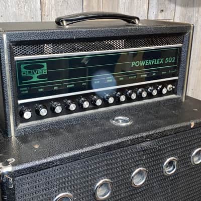 Rare Oliver Powerflex 502 1968 Black Tolex , 2 X 12" Completely Serviced, Plays Excellent ! **256 image 5