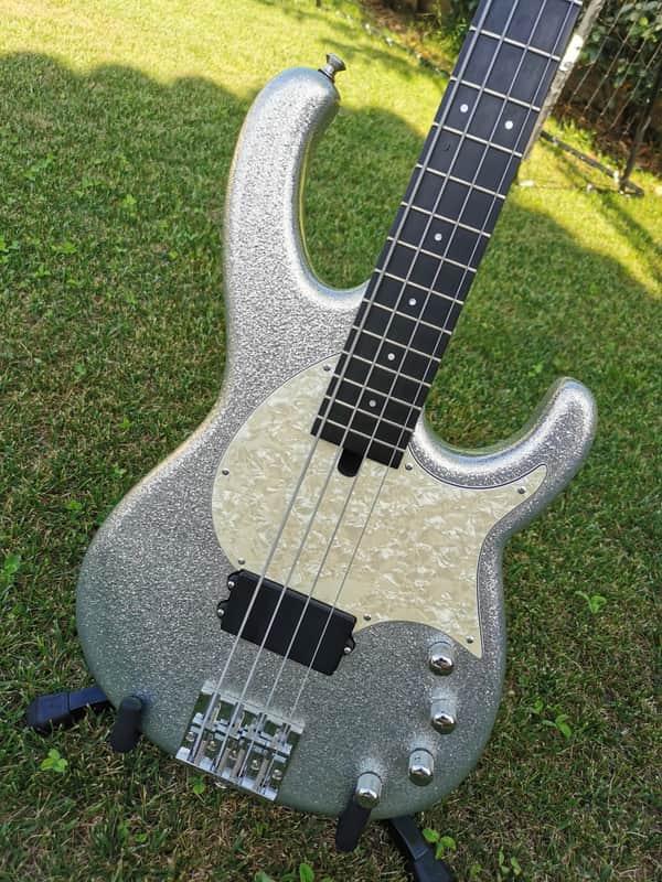 Modulus Funk Unlimited / Flea Bass 2011 Silver sparkle | Reverb Canada