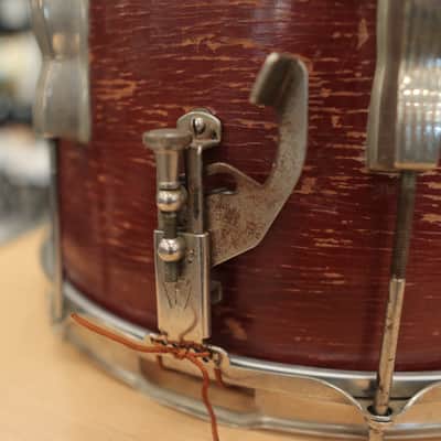 Vintage 1957 WFL 10x14" Snare Drum image 8