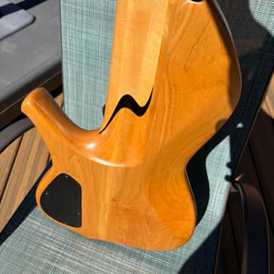 Ken Lawrence Chamberbrase II 5 string electric bass guitar LED's image 6