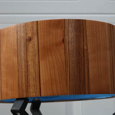 HHG drums PRE-SALE 14x7 Zebrawood/cherry Stave Snare 2020 Natural Satin Lacquer image 10