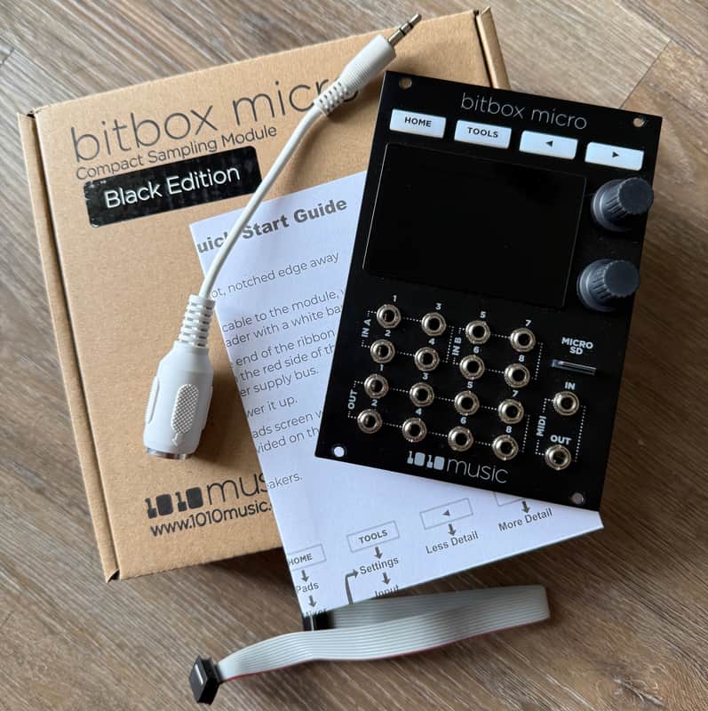 1010 Music Bitbox Micro Eurorack Compact Sample Module - Black