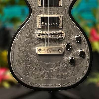 Zemaitis Metal Front MFG-AC-24 Black JGA24069 image 3