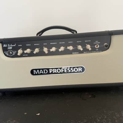 Mad Professor Old School 51 RT-Head 51W Tube Guitar Amp Head - Black and Beige + Original Reverb and Tremolo Foot Switch image 2