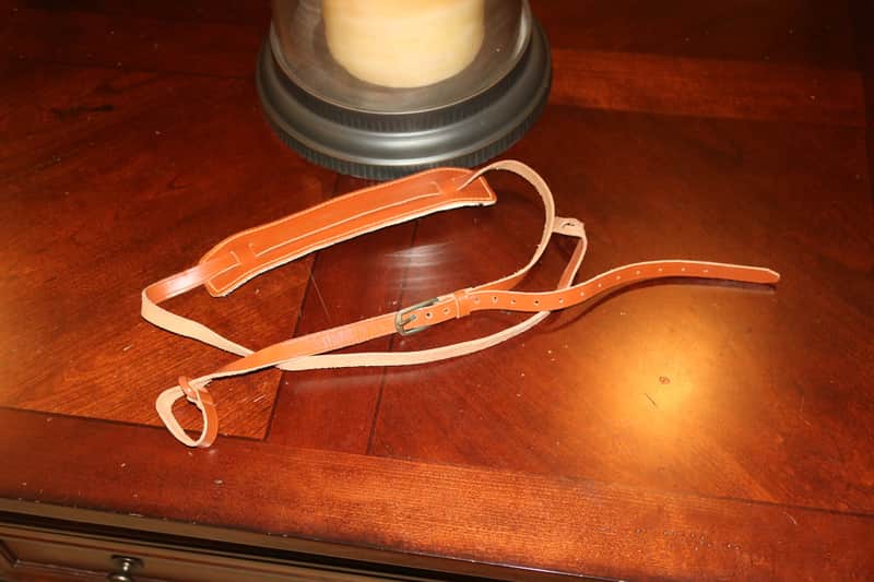 Vinatge Leather Guitar Strap image 1