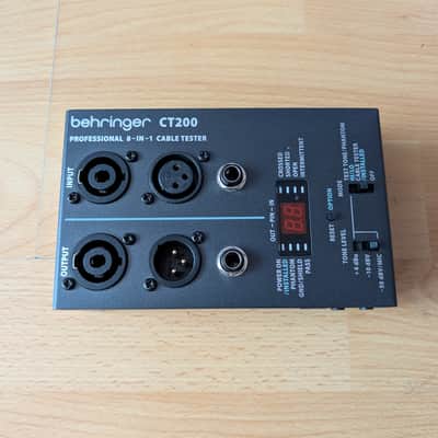 Behringer CT200 Professional 8-in-1 Cable Tester (New) image 1