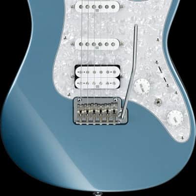 Ibanez AZ Prestige 6 String Electric Guitar w/Case - Ice Blue Metallic (AZ2204ICM) image 3