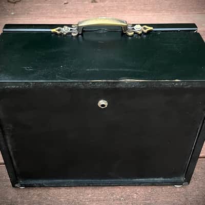 Rotary Connection 1x8” mini/portable/desktop loaded guitar speaker cab! Closed back. Vintage Rola speaker. Unique MCM look. 4 ohms / 25 watts. 2026. Wood/Black image 11
