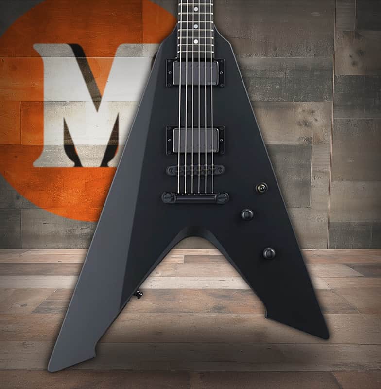 ESP James Hetfield  Vulture - Black Satin (EVULTUREBLKS) image 1
