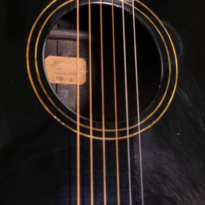 Daion Year Series '79 Black Acoustic Six String image 5