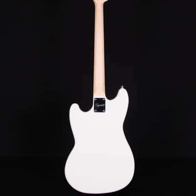 Squier Sonic Bronco Bass, Maple FB, Arctic White image 7