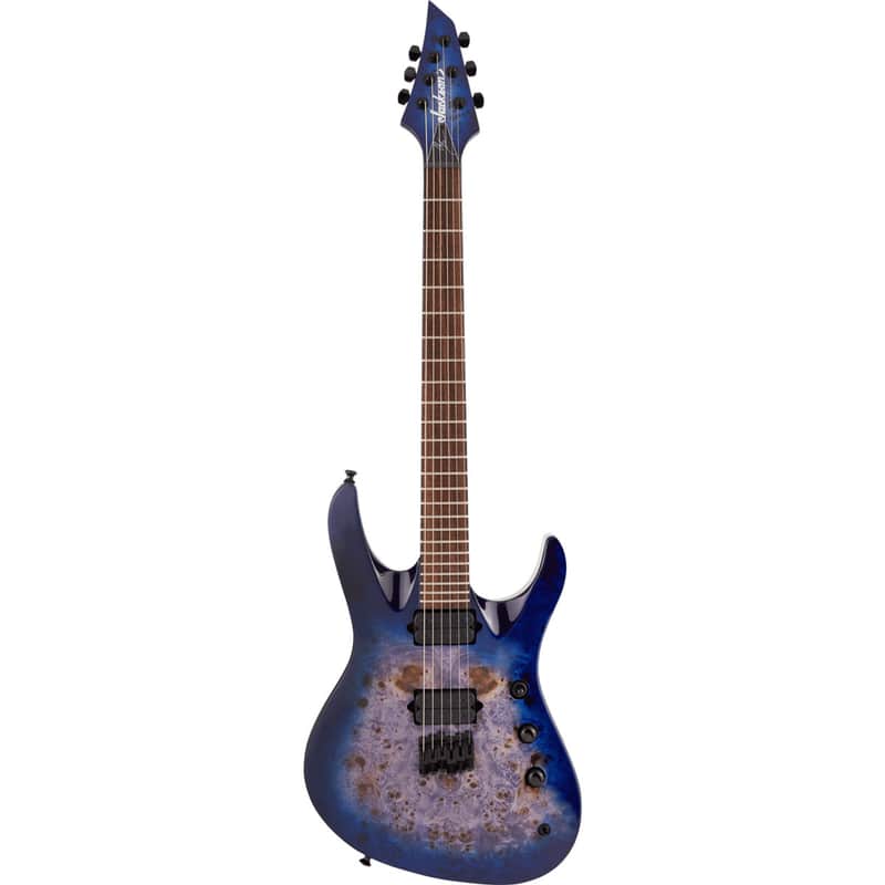 Jackson Pro Series Signature Chris Broderick Soloist HT6P, Laurel Fingerboard - Transparent Blue image 1