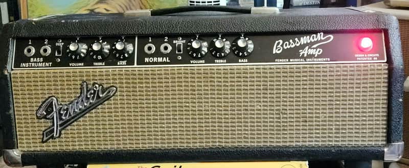 Fender Bassman amp 1966 blackface AA165 image 1
