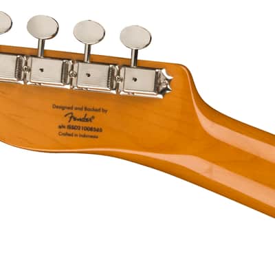 Squier Classic Vibe Baritone Custom Telecaster - Laurel Fingerboard - Parchment Pickguard - Black image 7