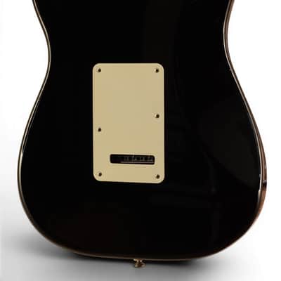 Fender Standard Stratocaster Mex Black 2000 with case image 5