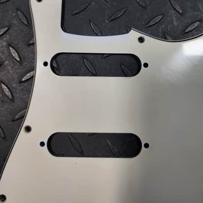 USA 3-ply Fender Pickguard and Back Plate 1986 Strat Cream/White Jewel Series Stratocaster US American image 10