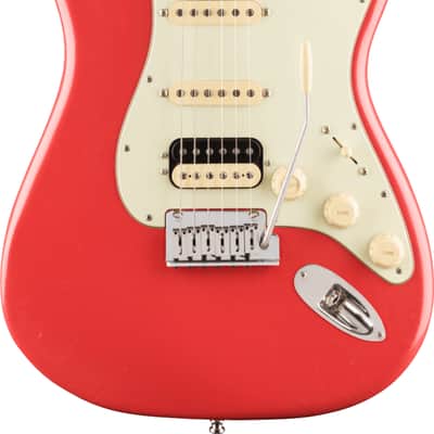 Fender American Ultra Luxe Vintage '60s Stratocaster HSS Electric Guitar, Rosewood Fingerboard, Fiesta Red image 1