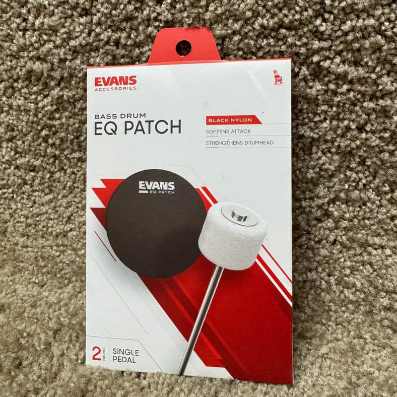Evans Bass Drum EQ Patch Black image 1