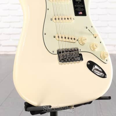 Fender American Vintage II 1961 Stratocaster Electric Guitar - Olympic White (StratAV261OWd2) image 7
