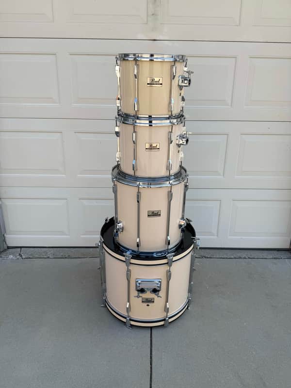 Vintage Pearl Export-Pro Series 4-Piece Drum Set 22-16-13-12 image 1