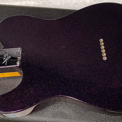 NEW! Fender Custom Shop Flamethrower Telecaster - NOS - Modern Specs - Texas Special Pick-Ups - AAAA Flamed Neck - Magenta Sparkle - Authorized Dealer - 7.55lbs - G07167 image 12