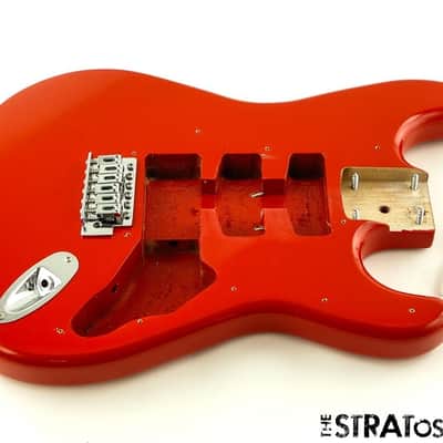 Kramer Focus VT-211S BODY & HARDWARE Mahogany Guitar Parts Red image 1