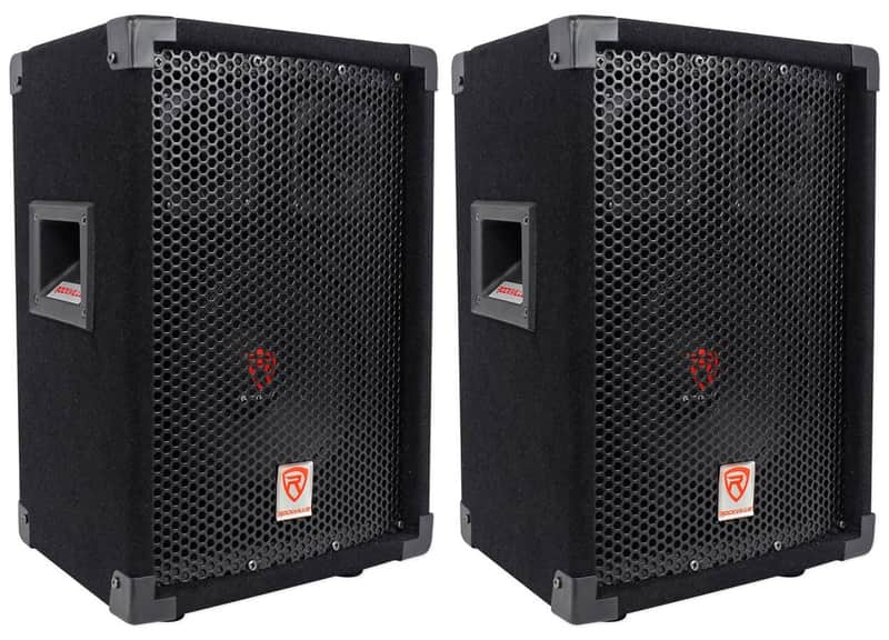 (2) Rockville RSG8 8” 300 Watt 2-Way 8-Ohm Passive DJ/Pro PA Speaker image 1