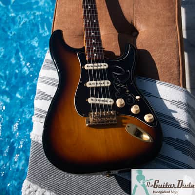 1992 Fender SRV Stevie Ray Vaughan Signature Stratocaster - First Year Run & All Original TONE MONSTER w Tons of MOJO - Pro Set Up w Perfect Frets/Action/Intonation! image 12