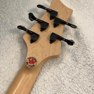 F Bass VF5 PJ 2018 Natural Alder and Ash with Ebony Vaneers image 7