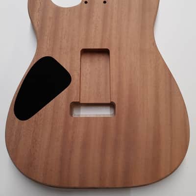Shepard Custom Guitars Thinline Stratocaster Body Quilted Maple Top On 1pc Mahogany 2022 Unfinished image 5