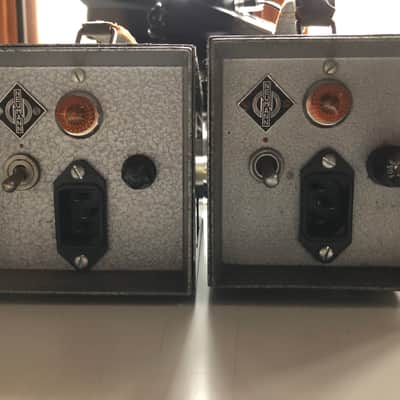 Neumann U 67 Large Diaphragm Multipattern Tube Condenser Microphone Pair 1960 - 1971 - Nickel image 5