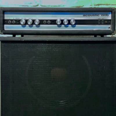 Vintage 1971 Acoustic Control Corp 150b Bass Amp + 402 Cab image 1