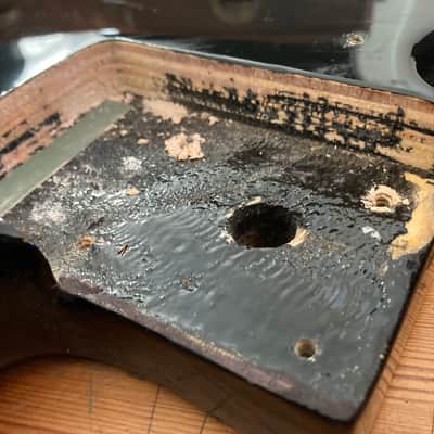 1990s Vintage (Brand) V4 Precision P Bass Guitar Body Korea image 9