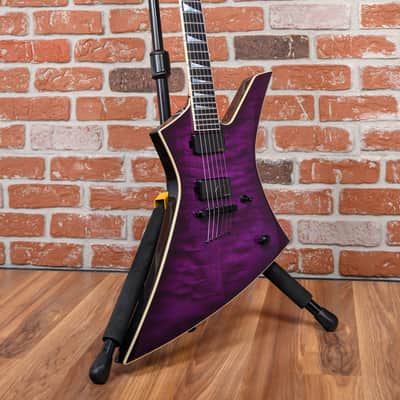 Jackson USA Custom Shop Kelly TOM Quilted Maple Top Transparent Purple Burst 2025 w/OHSC image 3
