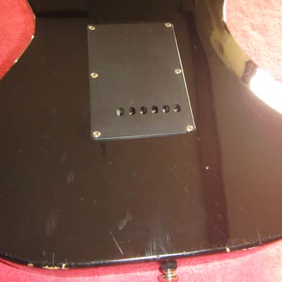 Washburn GWL Strat style electric guitar 2000's? - Gloss Black image 24